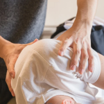 Manual osteopathy treatment of shoulder